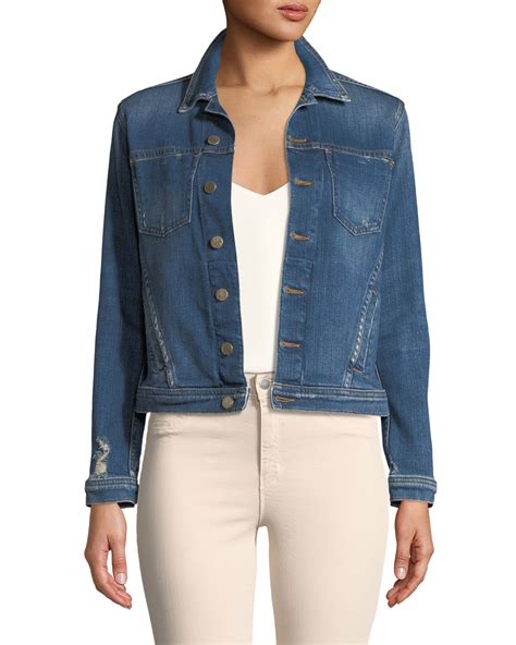 l agence celine jacket black|Women's Classic Denim Jackets .